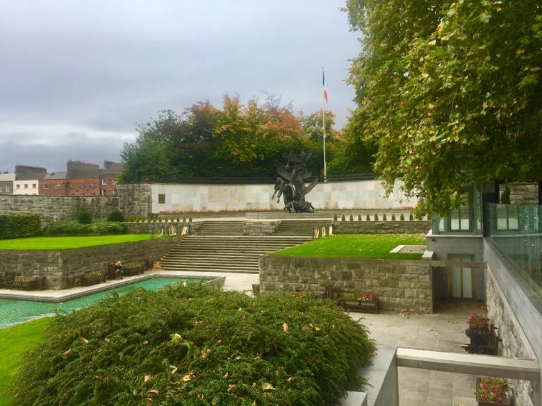 Garden of Remembrance Dublin - Green spot